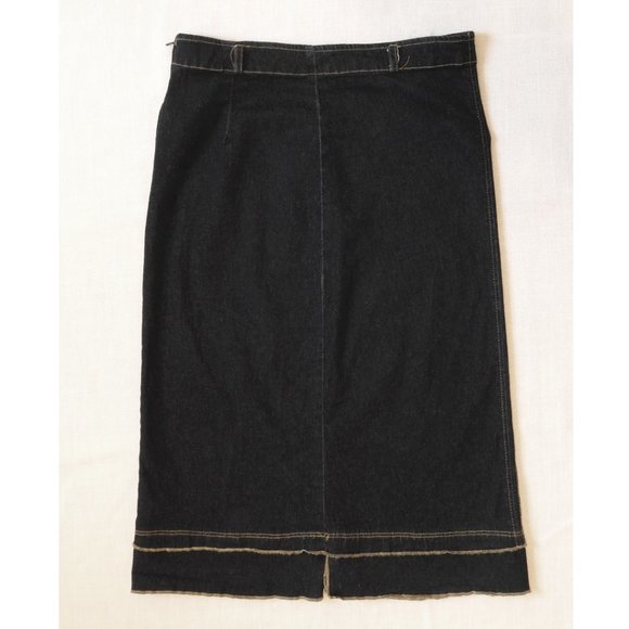 Doinus - Denim Midi Skirt - Picture 1 of 4